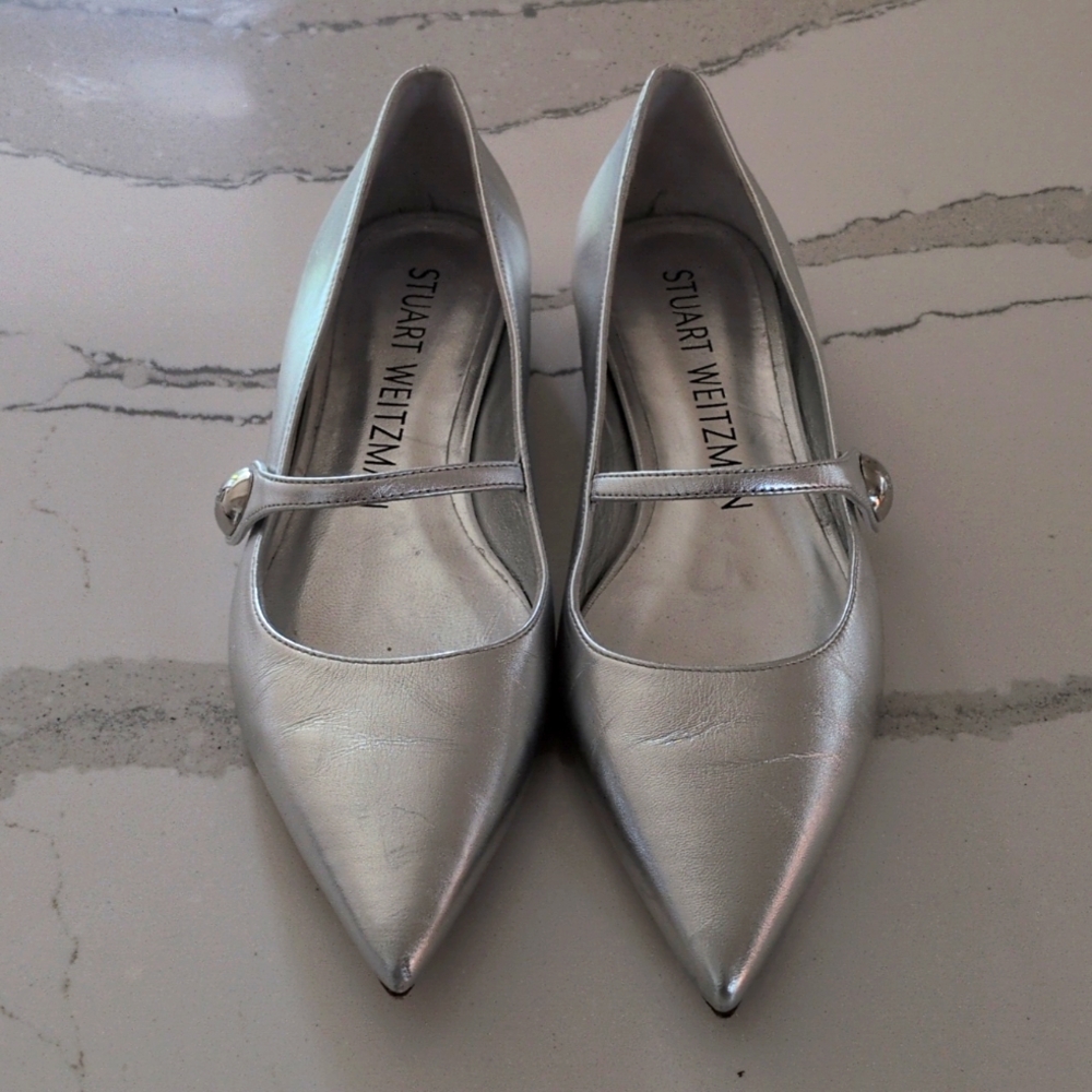 Stuart Weitzman Mary Jane Flat 7.5